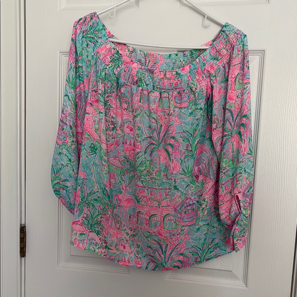 Lilly Pulitzer Maryellen Off-Shoulder Top